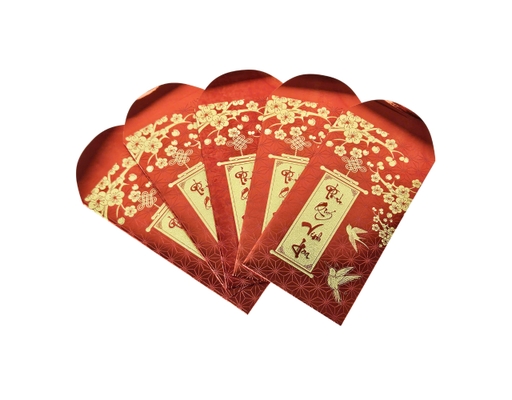 Xấp 5 Bao Lì Xì Ép Nhũ "Xuân Mai" Vĩnh Tiến ảnh 0