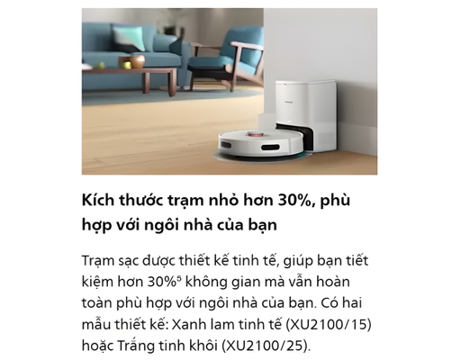 Robot Hút Bụi Lau Nhà XU2100/25 Philips ảnh 9