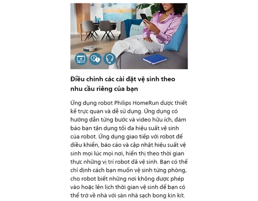 Robot Hút Bụi Lau Nhà XU2100/25 Philips ảnh 10