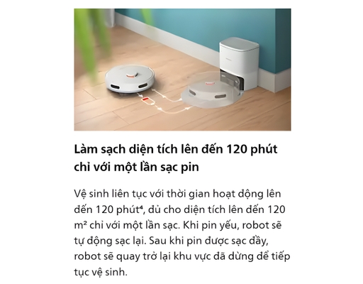 Robot Hút Bụi Lau Nhà XU2100/25 Philips ảnh 8