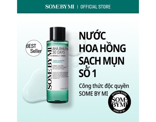 Nước Hoa Hồng AHA-BHA-PHA 30 Days Miracle Toner 150ml SOME BY MI ảnh 2