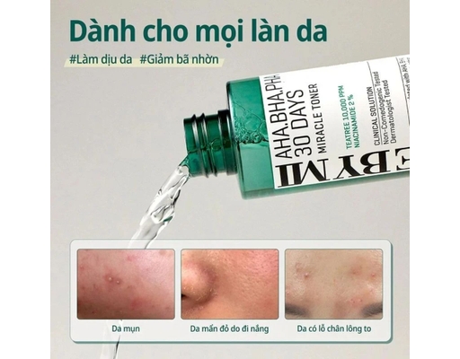 Nước Hoa Hồng AHA-BHA-PHA 30 Days Miracle Toner 150ml SOME BY MI ảnh 4