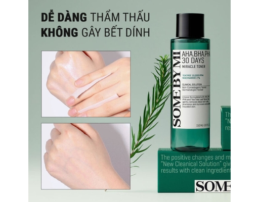 Nước Hoa Hồng AHA-BHA-PHA 30 Days Miracle Toner 150ml SOME BY MI ảnh 5