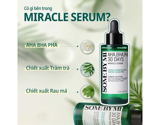 Tinh Chất AHA-BHA-PHA 30 Days Miracle Serum 50ml SOME BY MI ảnh 4