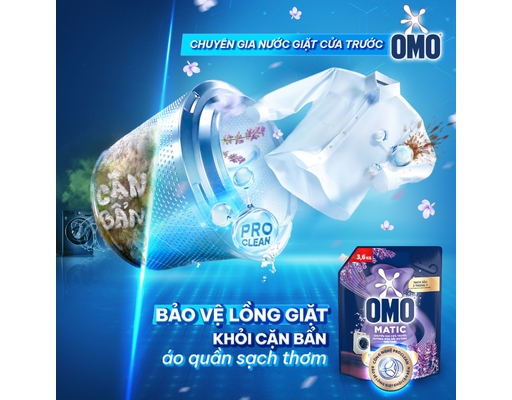 Nước Giặt Matic Cửa Trước Khử Mùi Hương Thư Thái 2.8kg OMO ảnh 2