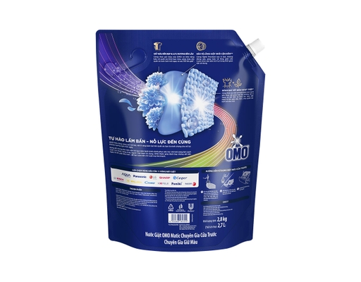 Nước Giặt Matic Cửa Trước Giữ Màu 2.8kg OMO ảnh 1
