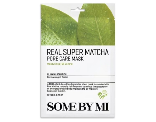 Mặt Nạ Dưỡng Da Se Lỗ Chân Lông Real Super Matcha Pore Care Mask 20g SOME BY MI ảnh 0