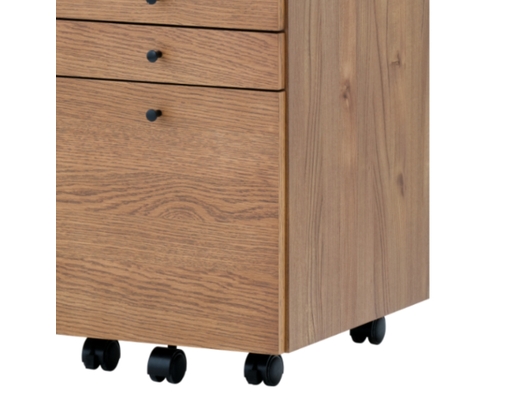 Tủ Bàn Làm Việc Ferro Gỗ Oak Màu Nâu/Đen Histyle ảnh 1