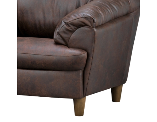Sofa 1 Chỗ Ngồi Kiki PVC Màu Nâu Histyle ảnh 2