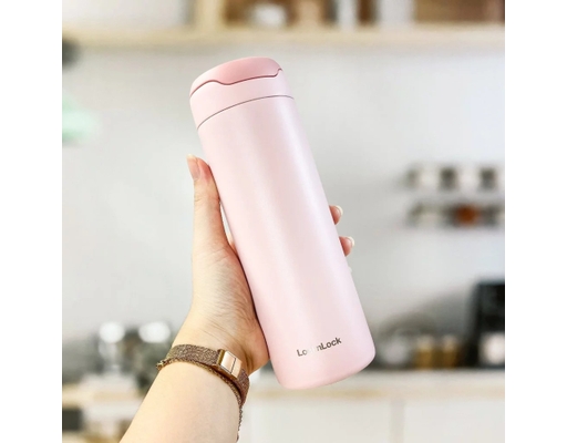 Bình Giữ Nhiệt LocknLock Dandy Onetouch LHC3281PIK 420ml Màu Hồng