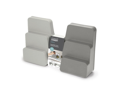 Kệ Sắp Xếp Tủ Bếp Tùy Chỉnh Duo Expandable Tiered Màu Xám Joseph Joseph ảnh 1
