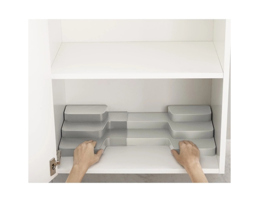 Kệ Sắp Xếp Tủ Bếp Tùy Chỉnh Duo Expandable Tiered Màu Xám Joseph Joseph ảnh 5