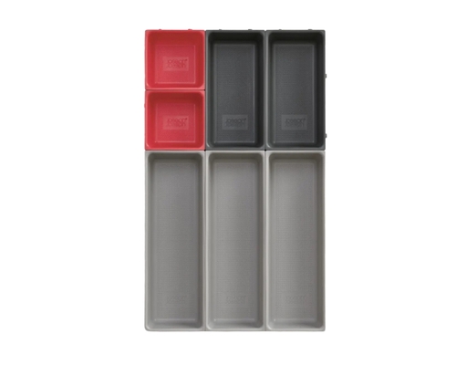 Bộ 7 Khay Chia Ngăn Kéo Lắp Ráp Duo Màu Xám Joseph Joseph ảnh 1