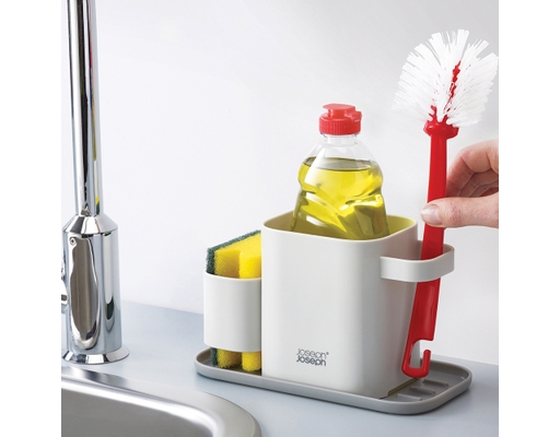 Khay Đựng Dụng Cụ Bồn Rửa Tự Khô Duo Màu Xám Joseph Joseph ảnh 3
