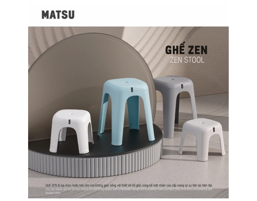 Ghế Zen Thấp Matsu 30x30x26.8cm Duy Tân ảnh 5