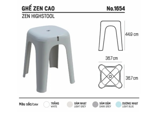Ghế Zen Cao Matsu 36.7x36.7x44.9cm Duy Tân ảnh 5