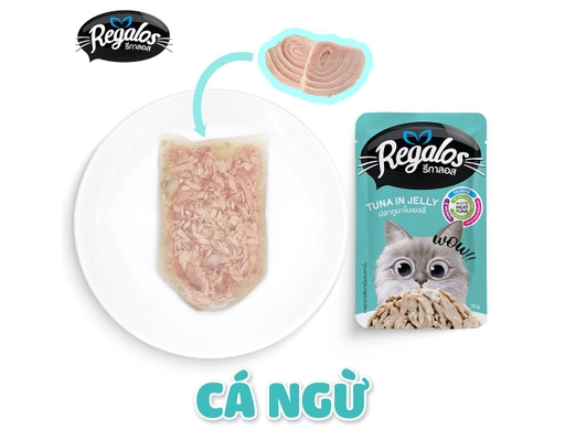 Thức Ăn Cho Mèo Dạng Thạch Vị Cá Ngừ 70g Regalos ảnh 2