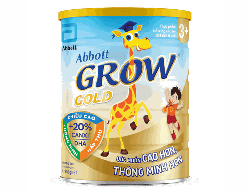 Sữa Bột Grow Gold 3+ Cho Bé Từ 3-6 Tuổi 850g Abbott ảnh 0