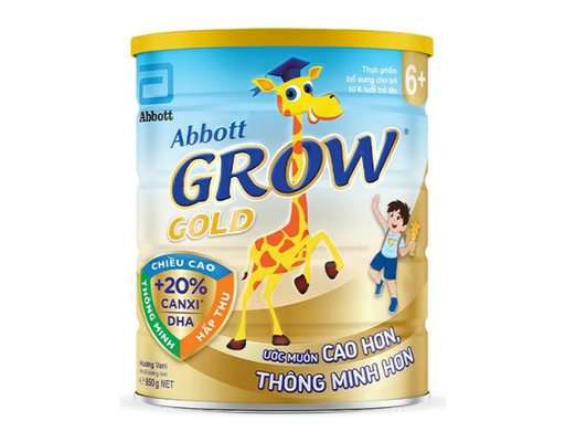 Sữa Bột Grow Gold 6+ Cho Bé Từ 6 Tuổi 850g Abbott ảnh 0