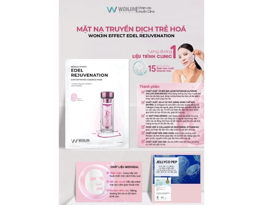 Mặt Nạ Dưỡng Da Ẩm Mịn Effect Edel Rejuvenation 30g WonJin ảnh 4