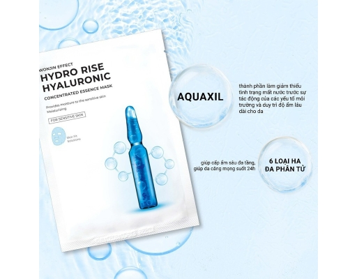 Mặt Nạ Dưỡng Ẩm Chuyên Sâu Effect Hydro Rise Hyaluronic 30g WonJin ảnh 2