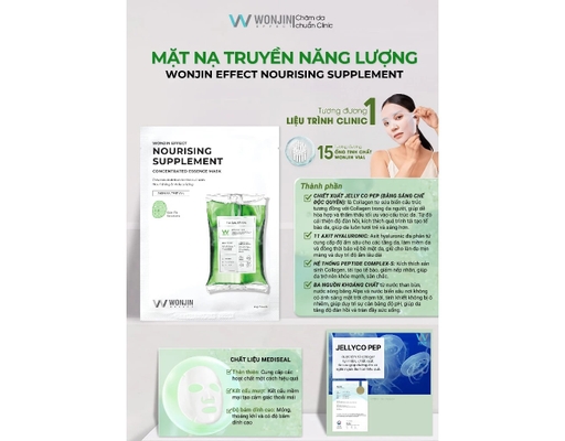 Mặt Nạ Phục Hồi Chuyên Sâu Effect Nourising Supplement 30g WonJin ảnh 3
