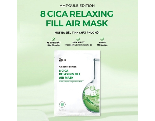 Mặt Nạ Phục Hồi Da Ampoule Edition 8-Cica Relaxing 30ml WonJin ảnh 1