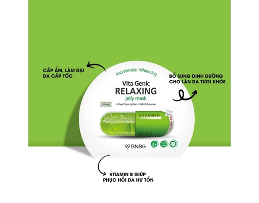 Mặt Nạ Giúp Làm Dịu Da Vita Genic Relaxing Jelly 30ml Banobagi ảnh 1