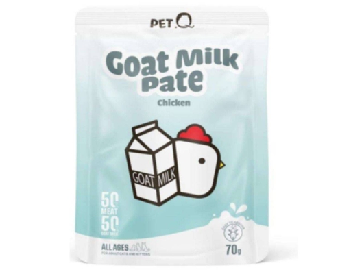 Pate Sữa Dê Cho Mèo Vị Gà 70g PetQ ảnh 0