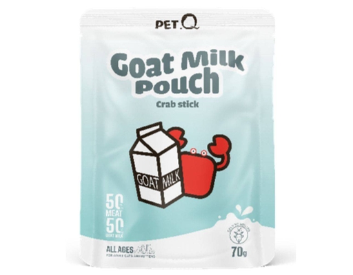 Pate Sữa Dê Cho Mèo Vị Thanh Cua 70g PetQ ảnh 0