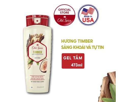 Sữa Tắm Nam Timber 473ml Old Spice ảnh 2