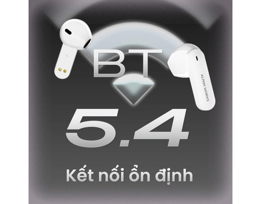 Tai Nghe Bluetooth Alpha Works AW-CURVE100 Màu Đen/ Trắng