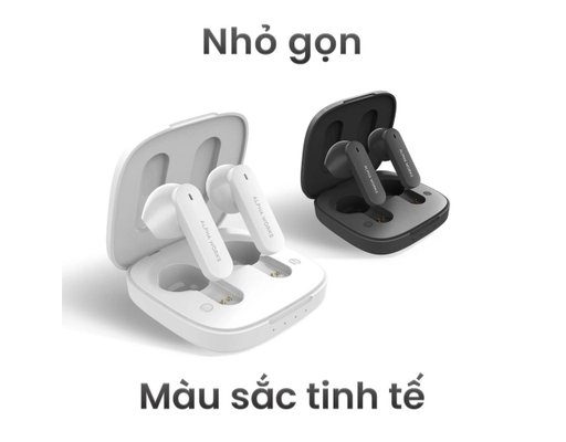 Tai Nghe Bluetooth Alpha Works AW-CURVE100 Màu Đen/ Trắng