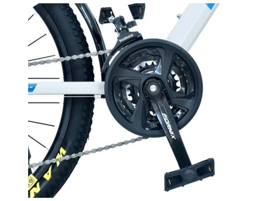 Xe Đạp Địa Hình 24 Inch KM24 Màu Trắng-Xanh Fornix ảnh 4