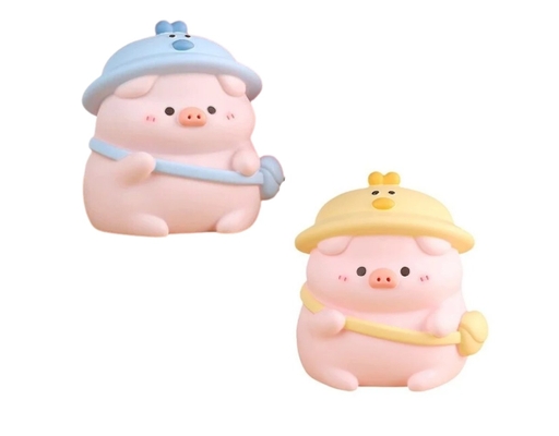 Heo Đất Nhựa Đội Mũ Size 15x19cm Sportslink ảnh 0