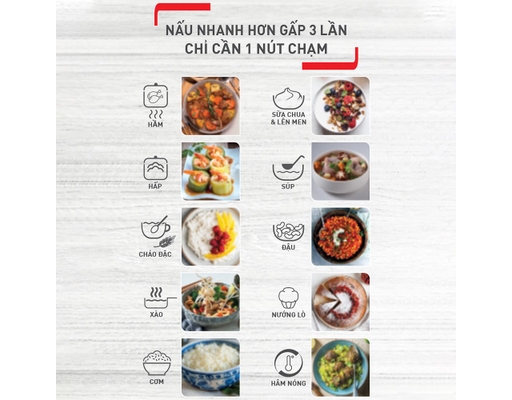 Nồi Áp Suất Điện Speedy Cook CY222D68 5L Tefal ảnh 9