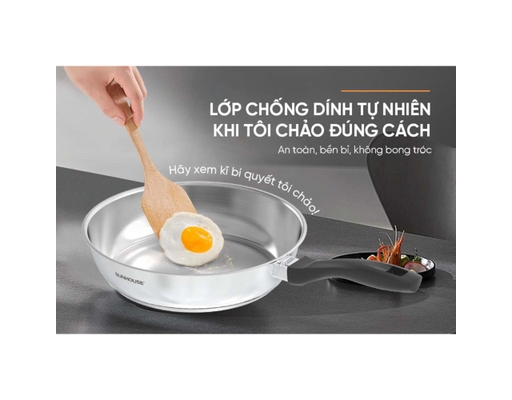 Chảo Inox Impact Eco IN20M3 Size 20cm Sunhouse ảnh 6