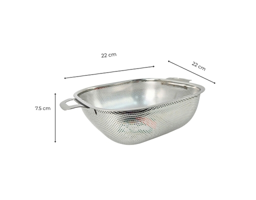 Rổ Lưới Vuông Inox 201 Tithafac Size 22cm