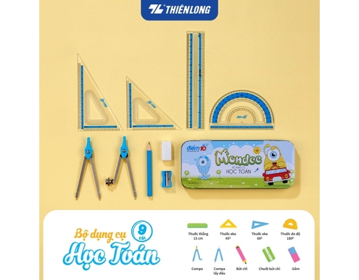 Bộ Dụng Cụ Học Toán TP-BTS021 Thiên Long ảnh 6