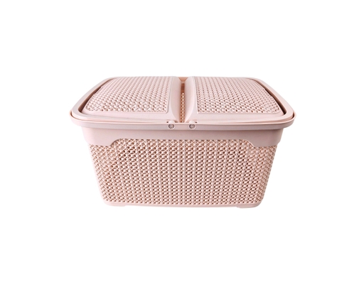 Giỏ Nắp Chấm Bi 2609 49x34x24.5cm Biohome ảnh 1