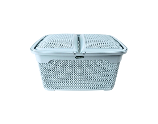 Giỏ Nắp Chấm Bi 2609 49x34x24.5cm Biohome ảnh 2