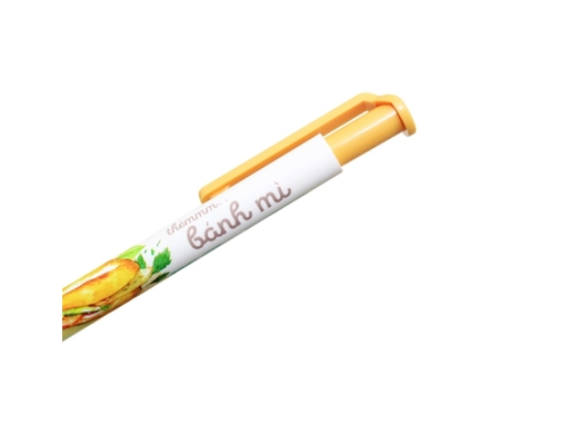 Bút Gel B Buttersmooth Gel GELB-033 0.5mm Mực Xanh Họa Tiết Bánh Mì Thiên Long ảnh 2
