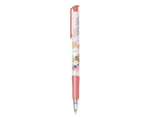 Bút Gel B Buttersmooth Gel GELB-033 0.5mm Mực Xanh Họa Tiết Cơm Tấm Thiên Long ảnh 0
