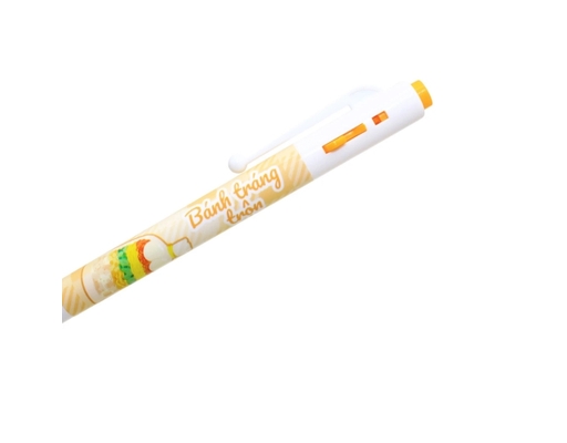 Bút Gel B Buttersmooth Gel GELB-034 0.5mm Mực Xanh Họa Tiết Bánh Tráng Trộn Thiên Long ảnh 2