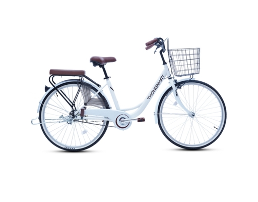 Xe Đạp Thành Phố 26 Inch Thống Nhất LD 26 Y25 Màu Trắng Thống Nhất ảnh 0