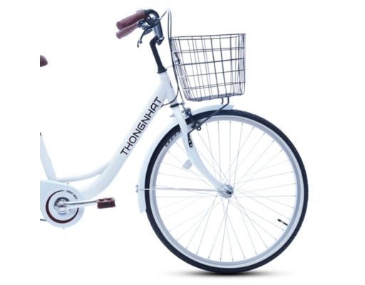 Xe Đạp Thành Phố 26 Inch Thống Nhất LD 26 Y25 Màu Trắng Thống Nhất ảnh 1