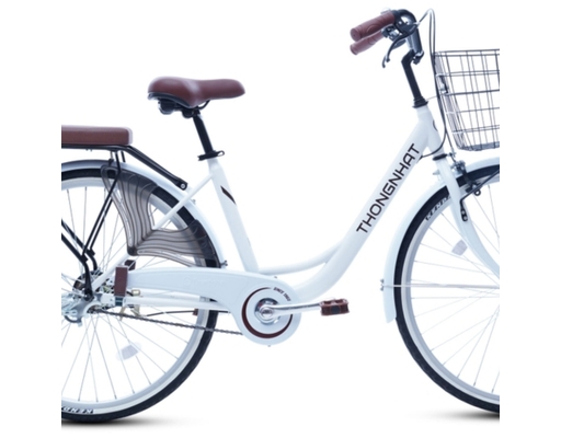 Xe Đạp Thành Phố 26 Inch Thống Nhất LD 26 Y25 Màu Trắng Thống Nhất ảnh 3