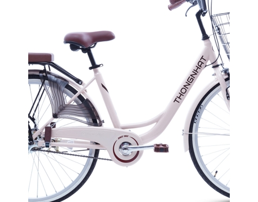 Xe Đạp Thành Phố 26 Inch Thống Nhất LD 26 Y25 Màu Kem Thống Nhất ảnh 3