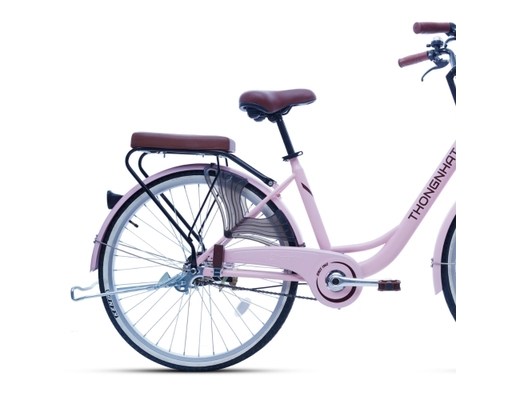 Xe Đạp Thành Phố 26 Inch Thống Nhất LD 26 Y25 Màu Hồng Pastel Thống Nhất ảnh 2