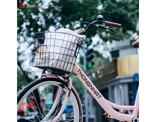 Xe Đạp Thành Phố 26 Inch Thống Nhất LD 26 Y25 Màu Hồng Pastel Thống Nhất ảnh 5